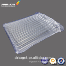 Air column cushion packaging protection for laptops